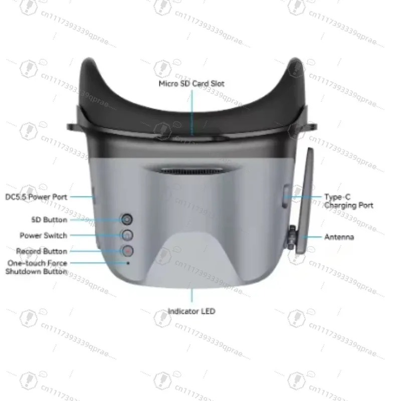 Fpv Drone Goggles - Analog FPV Gözlüğü BETAFPV VR04 4.3